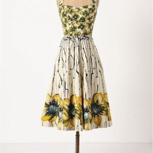 Girls From Savoy Burgeoning Hypericum Halter Dress
